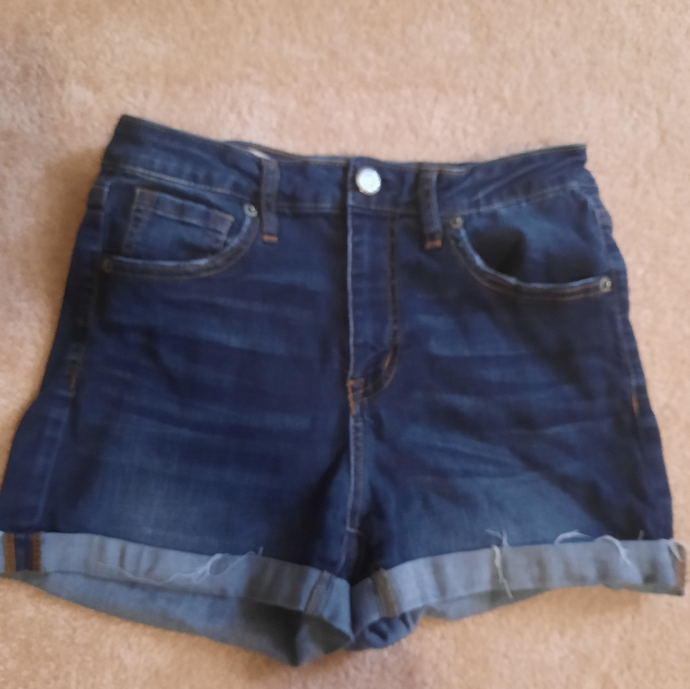 Aeropostale Dark High Waisted Shorts Size 6